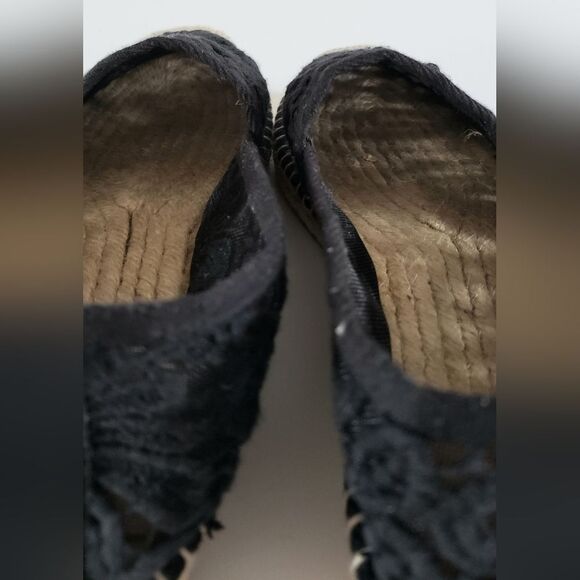 Tory Burch Abbe Lace Espadrille Slip On Women's Shoe Size 8 - Picture 9 of 11